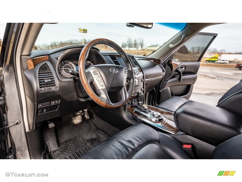 2015 Infiniti QX80 AWD Front Seat Photo #143615954
