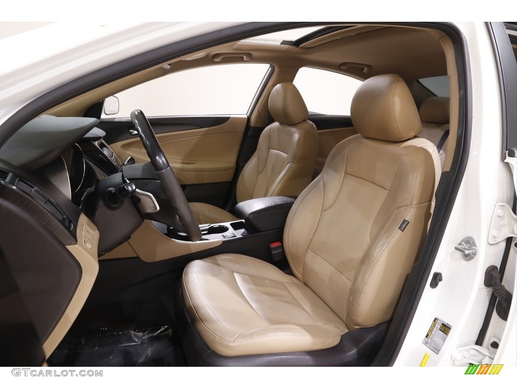 2013 Sonata Limited 2.0T - Shimmering White / Camel photo #5