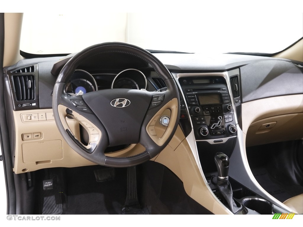 2013 Sonata Limited 2.0T - Shimmering White / Camel photo #6