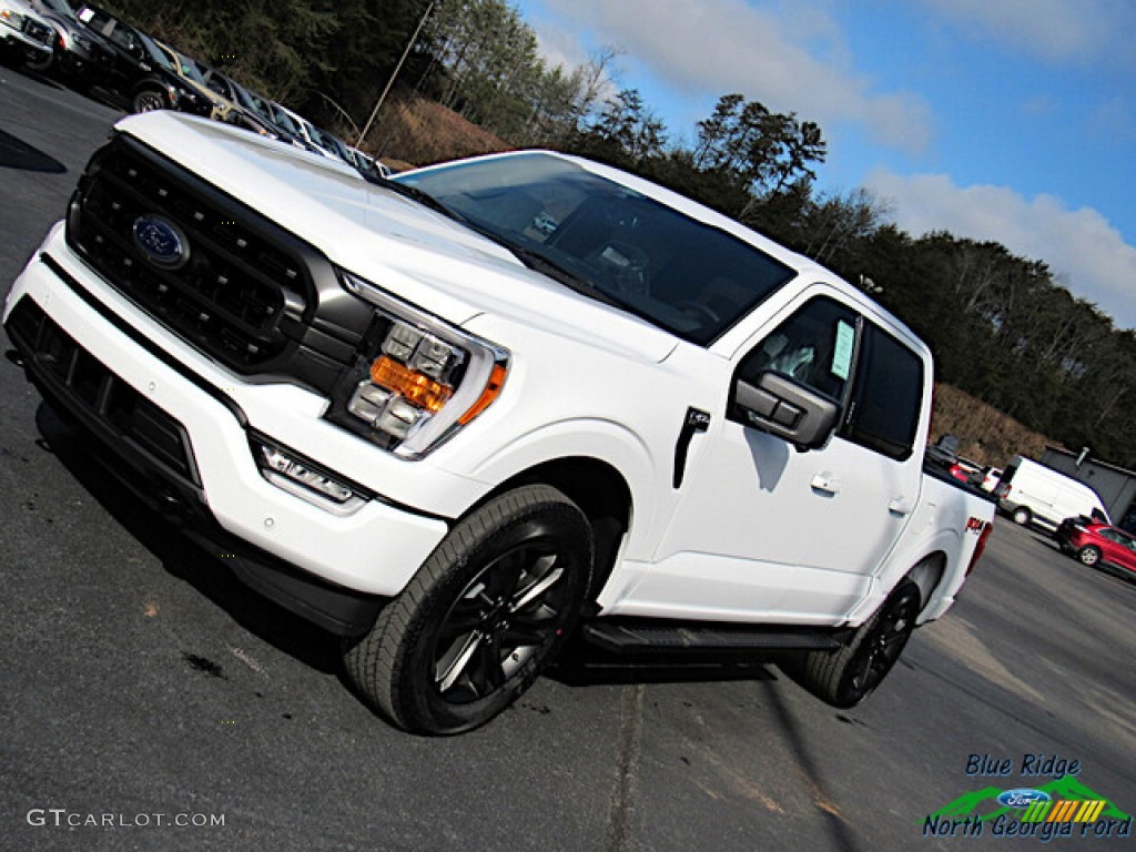 2022 F150 XLT SuperCrew 4x4 - Oxford White / Black photo #29