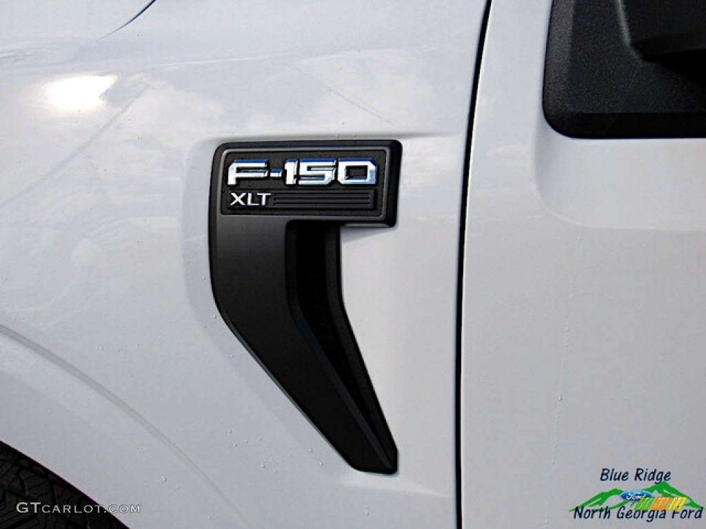 2022 F150 XLT SuperCrew 4x4 - Oxford White / Black photo #33