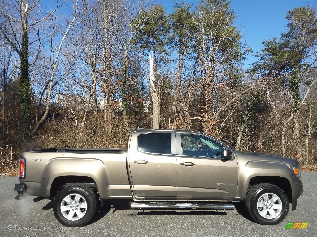 Bronze Alloy Metallic 2016 GMC Canyon SLE Crew Cab 4x4 Exterior Photo #143618069