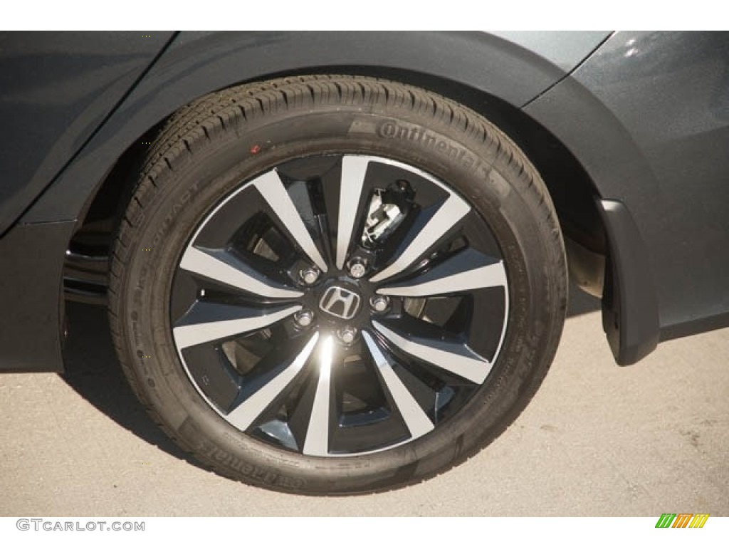 2022 Civic EX-L Hatchback - Meteorite Gray Metallic / Gray photo #12