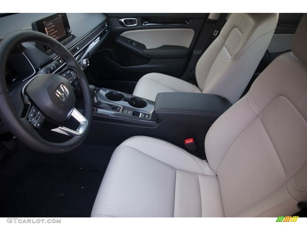 Gray Interior 2022 Honda Civic EX-L Hatchback Photo #143618760