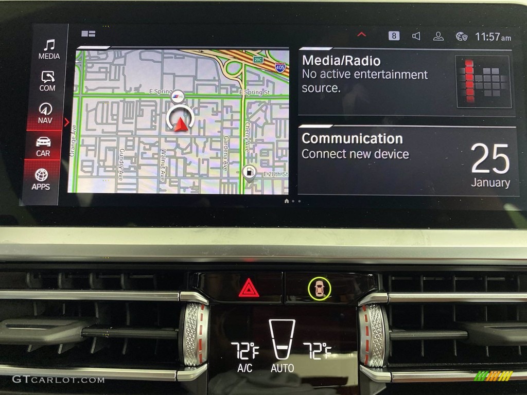 2022 BMW M3 Sedan Navigation Photo #143618919