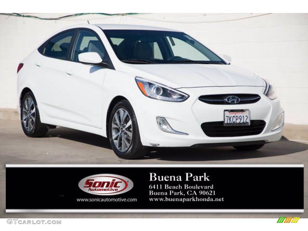 Century White Hyundai Accent