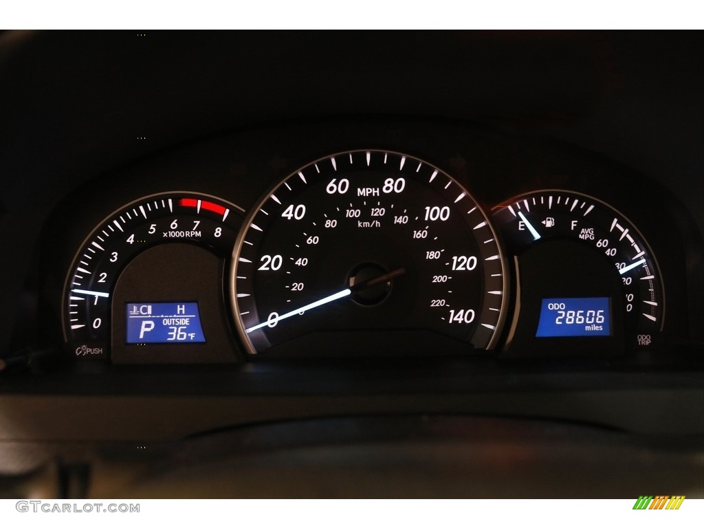 2014 Camry LE - Creme Brulee Metallic / Ivory photo #8