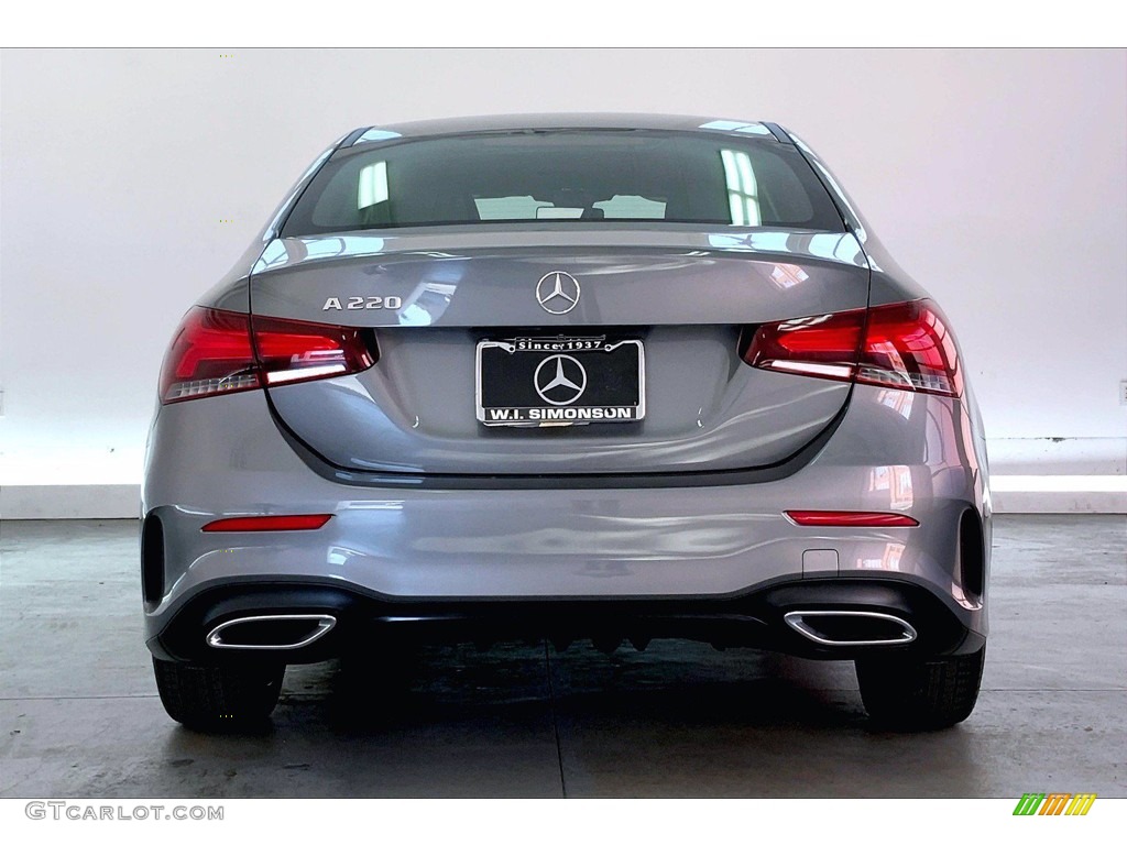 2019 A 220 Sedan - Mountain Grey Metallic / Neva Grey/Black photo #3