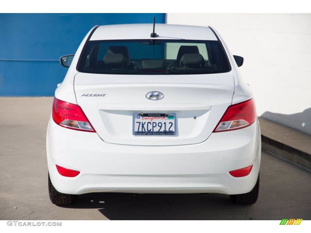 2015 Accent GLS - Century White / Gray photo #9