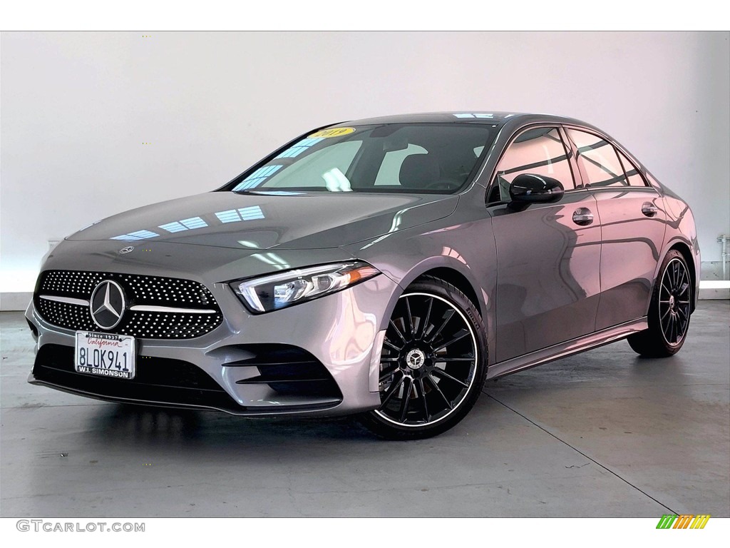 2019 A 220 Sedan - Mountain Grey Metallic / Neva Grey/Black photo #12