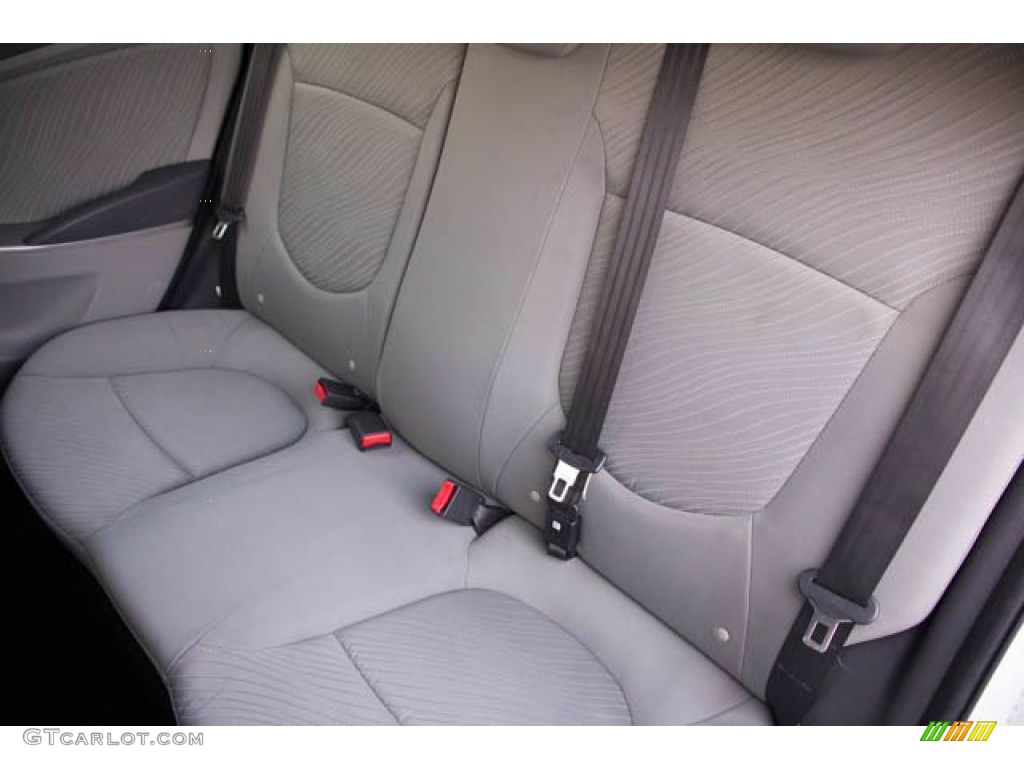 Gray Interior 2015 Hyundai Accent GLS Photo #143619736