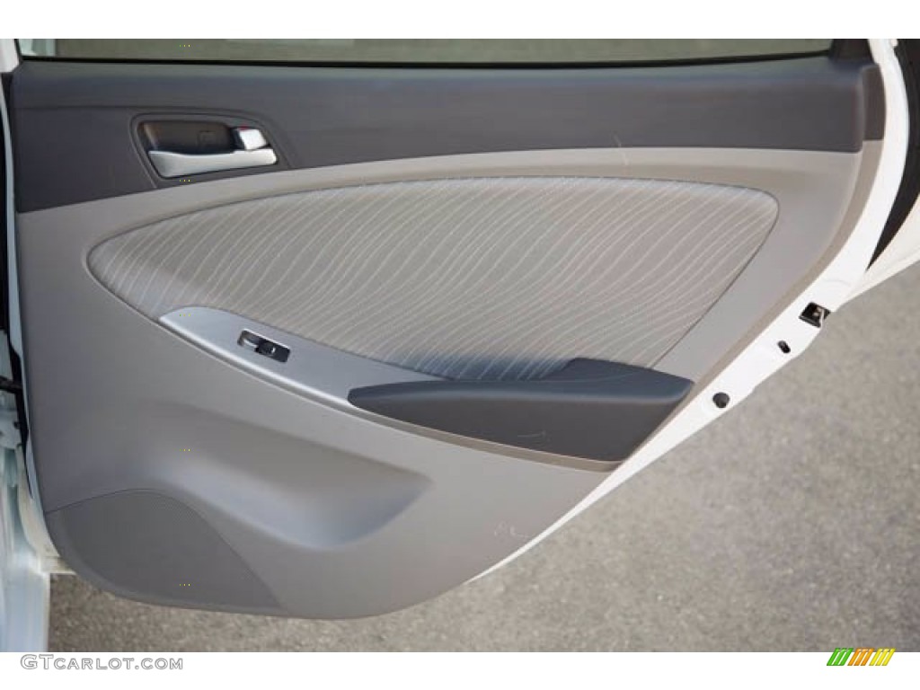 2015 Accent GLS - Century White / Gray photo #26