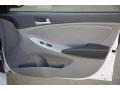 Gray 2015 Hyundai Accent GLS Door Panel