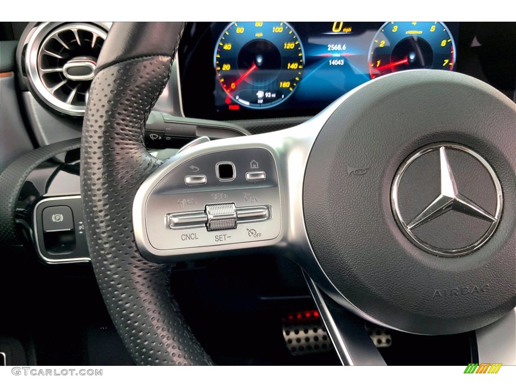 2019 Mercedes-Benz A 220 Sedan Neva Grey/Black Steering Wheel Photo #143619979