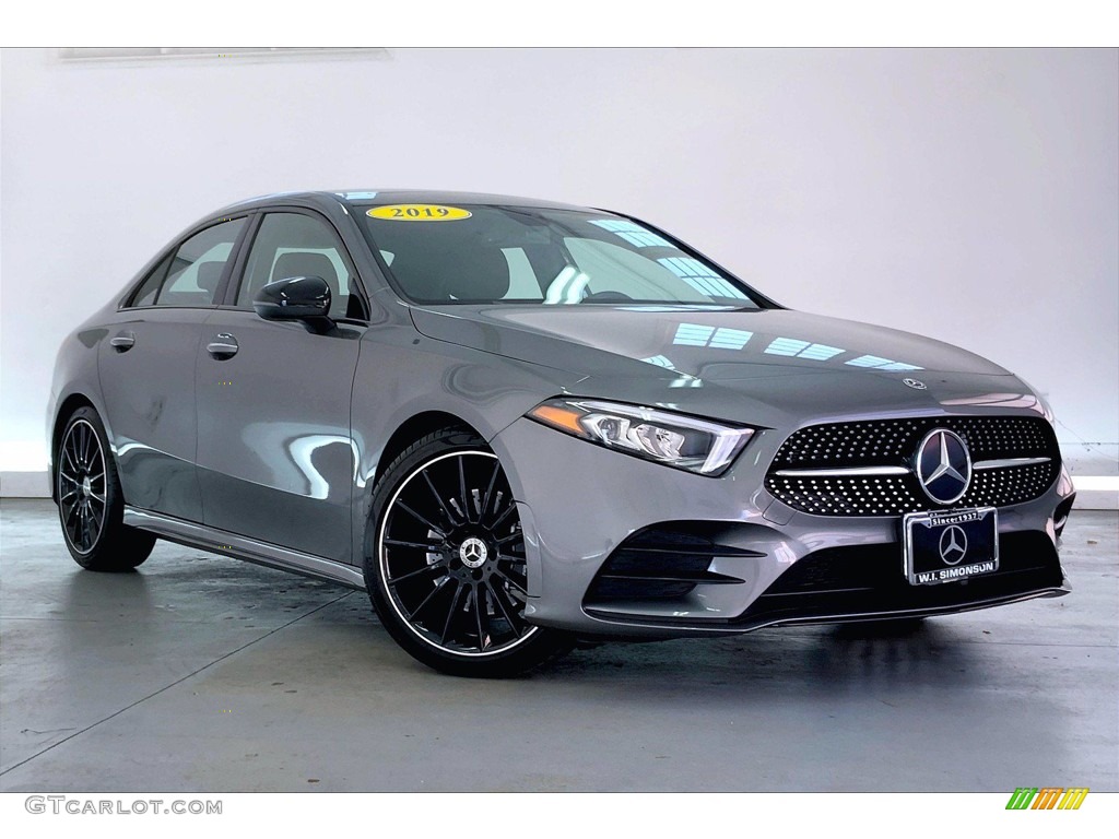 Mountain Grey Metallic 2019 Mercedes-Benz A 220 Sedan Exterior Photo #143620344