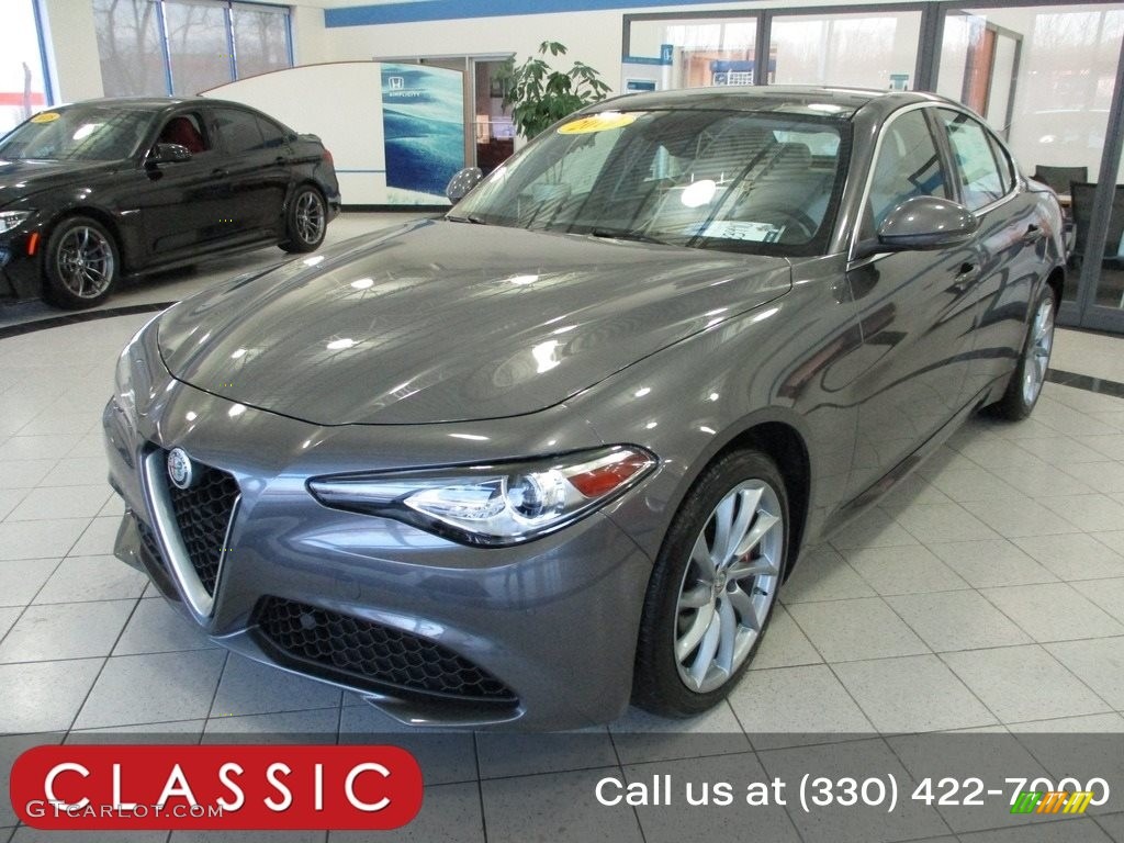 2019 Giulia AWD - Stromboli Gray Metallic / Black/Tan photo #1