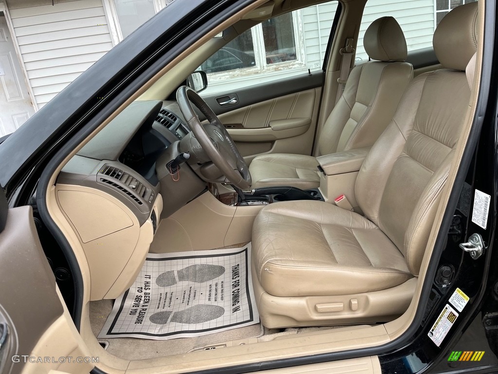 2007 Accord EX-L V6 Sedan - Desert Mist Metallic / Ivory photo #11