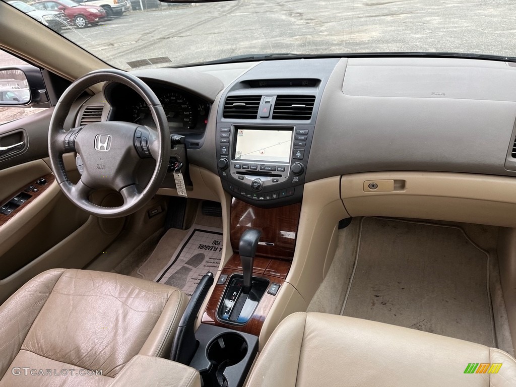 2007 Accord EX-L V6 Sedan - Desert Mist Metallic / Ivory photo #18