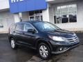 2013 Crystal Black Pearl Honda CR-V EX AWD  photo #1