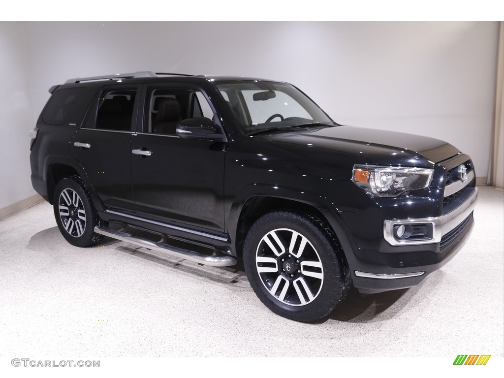 2014 4Runner Limited 4x4 - Attitude Black Metallic / Redwood photo #1