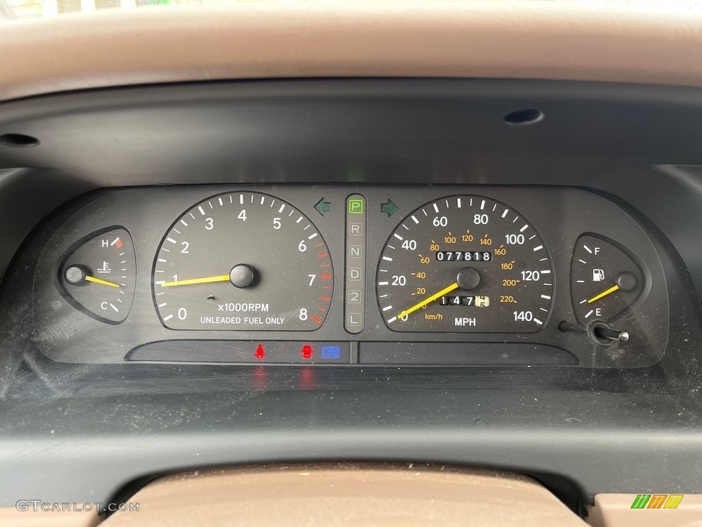 1995 Toyota Avalon XLS Gauges Photo #143622355