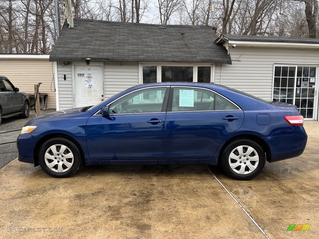 2010 Camry LE - Blue Ribbon Metallic / Ash Gray photo #4