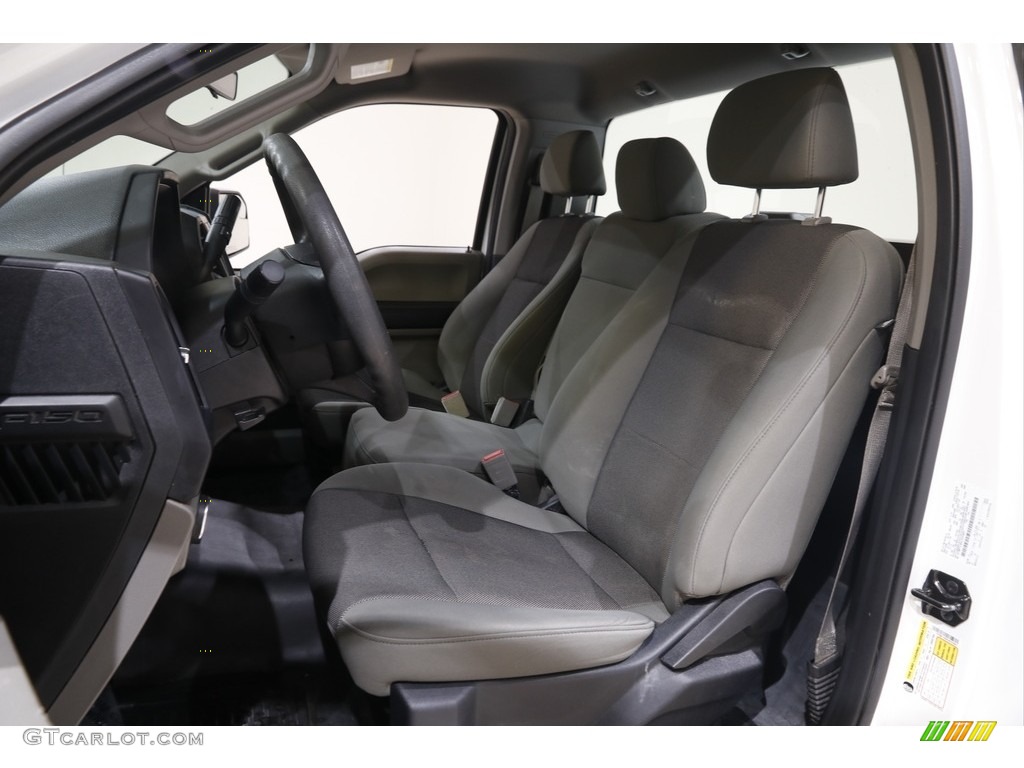 Medium Earth Gray Interior 2020 Ford F150 XL Regular Cab Photo #143622595