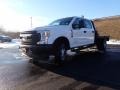Oxford White - F350 Super Duty XL Crew Cab 4x4 Utility Truck Photo No. 7