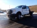 2021 Oxford White Ford F350 Super Duty XL Crew Cab 4x4 Utility Truck  photo #7