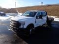 2021 Oxford White Ford F350 Super Duty XL Crew Cab 4x4 Utility Truck  photo #8