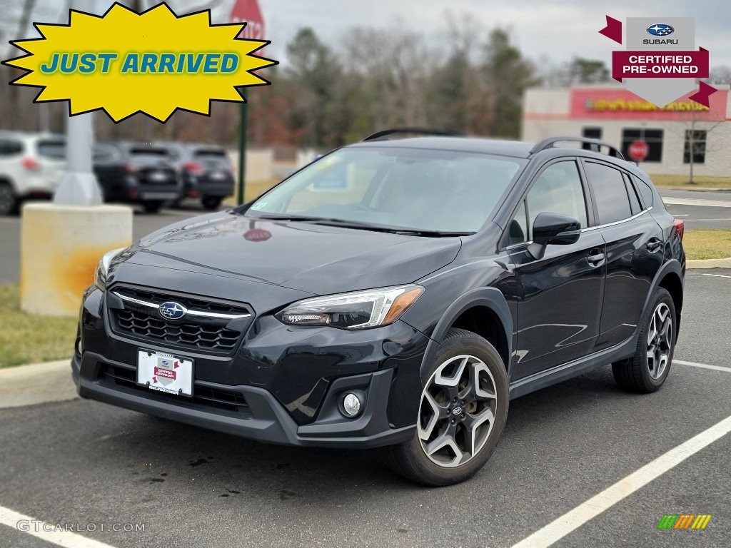 2019 Crosstrek 2.0i Limited - Crystal Black Silica / Black photo #1