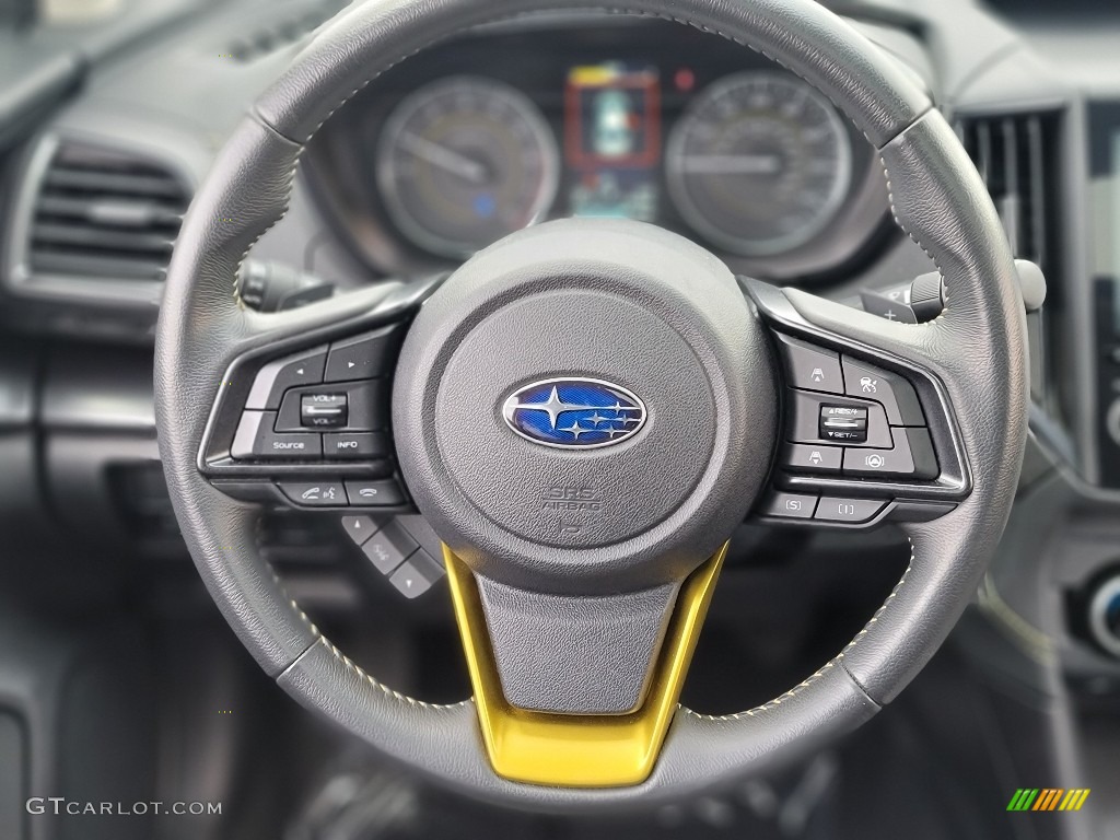 2021 Crosstrek Sport - Plasma Yellow Pearl / Gray photo #9