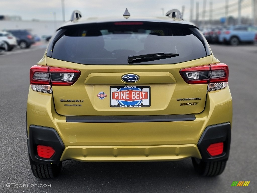 2021 Crosstrek Sport - Plasma Yellow Pearl / Gray photo #14