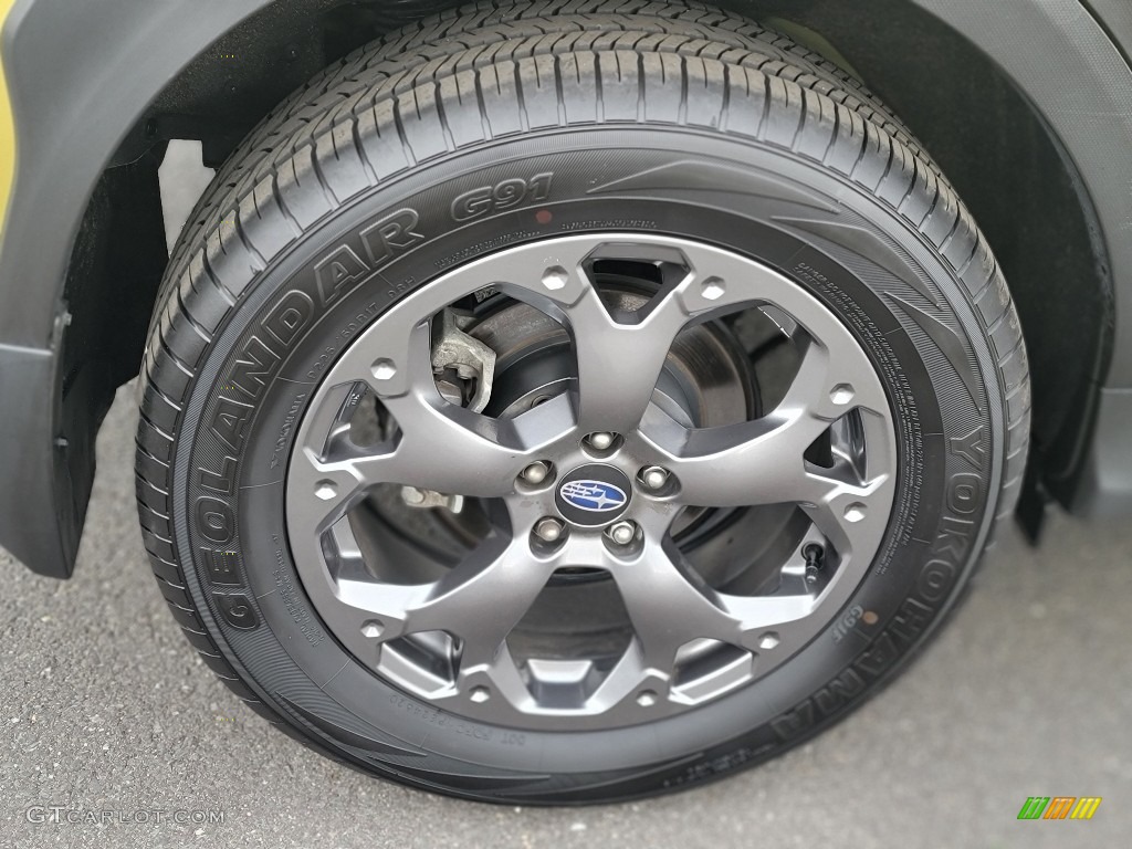 2021 Crosstrek Sport - Plasma Yellow Pearl / Gray photo #24