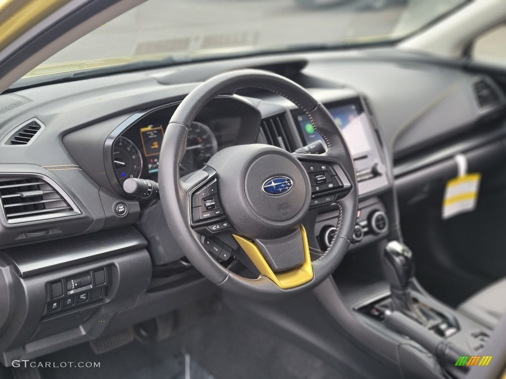 2021 Crosstrek Sport - Plasma Yellow Pearl / Gray photo #33