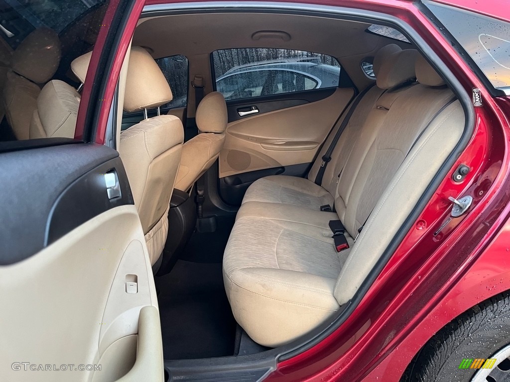 2012 Sonata GLS - Sparkling Ruby Red / Camel photo #14