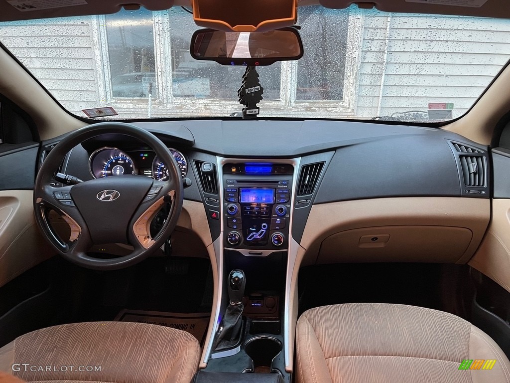 2012 Sonata GLS - Sparkling Ruby Red / Camel photo #17