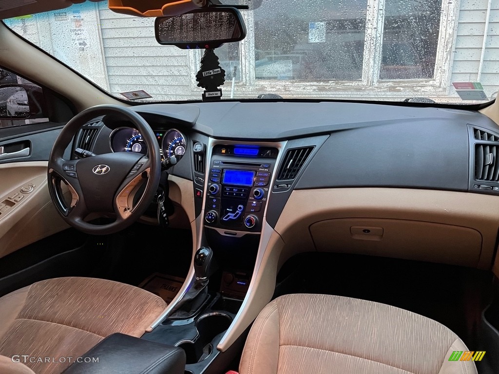 2012 Sonata GLS - Sparkling Ruby Red / Camel photo #18