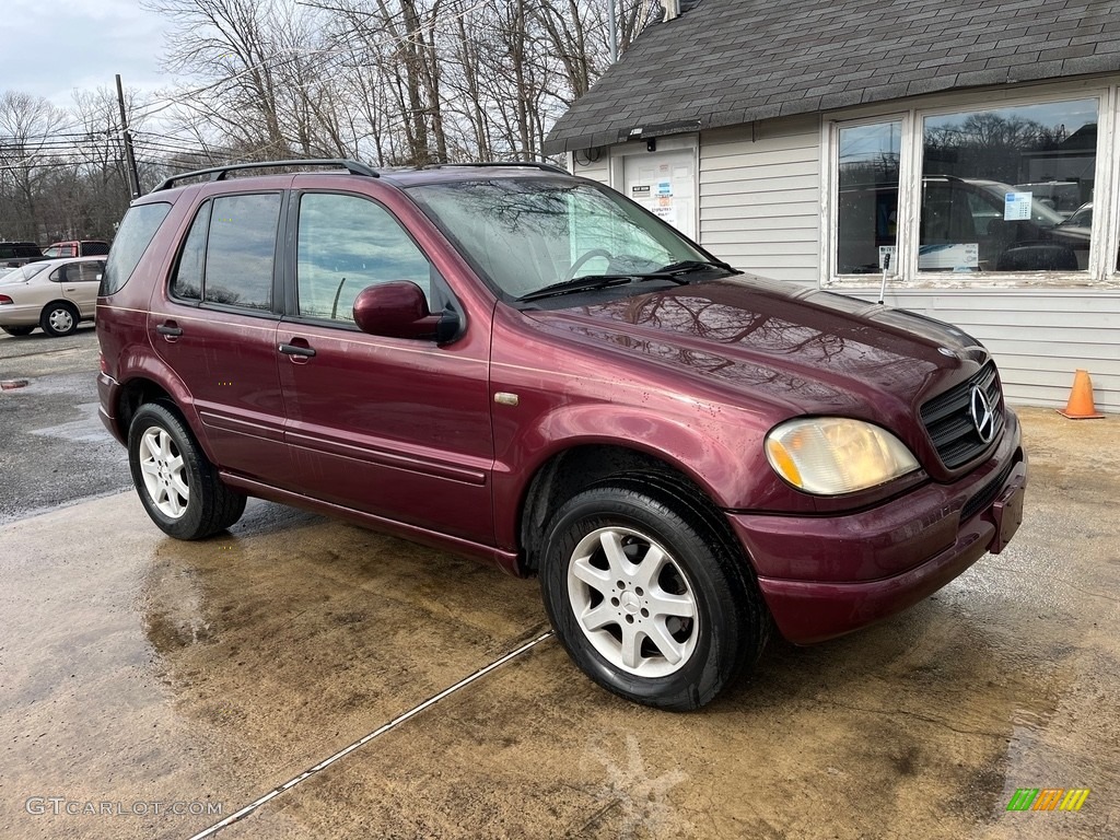 1999 ML 430 4Matic - Ruby Red Metallic / Sand photo #2