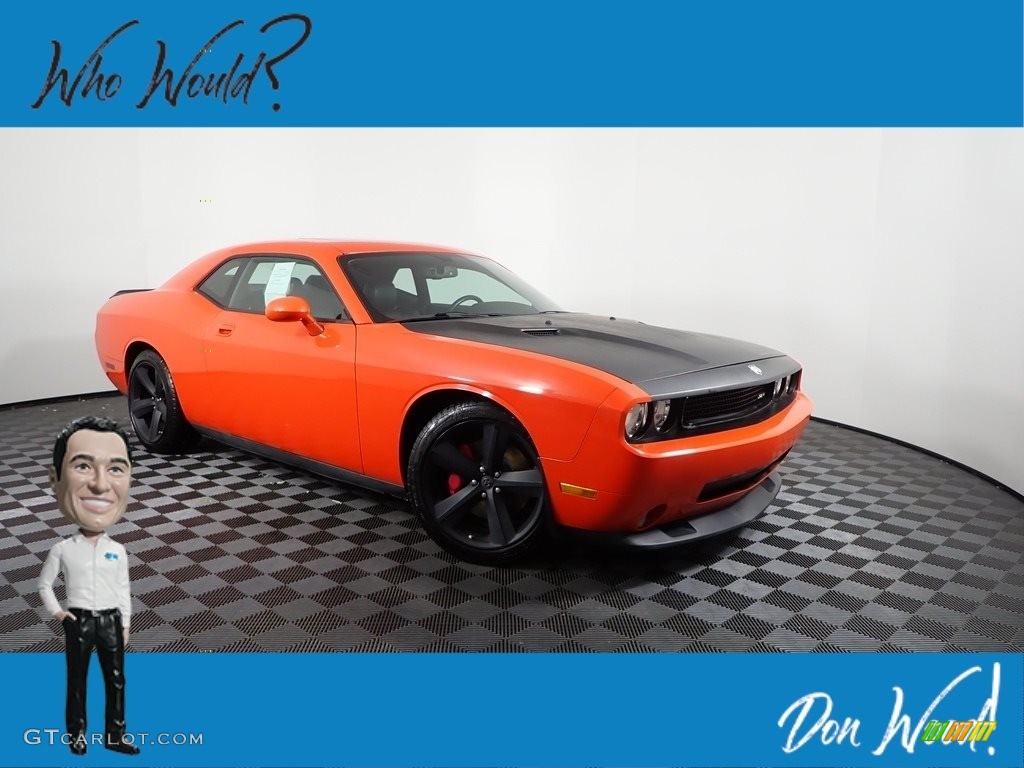 2009 Challenger SRT8 - HEMI Orange / Dark Slate Gray photo #1