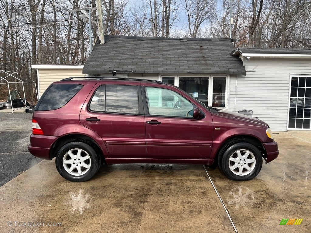 1999 ML 430 4Matic - Ruby Red Metallic / Sand photo #4