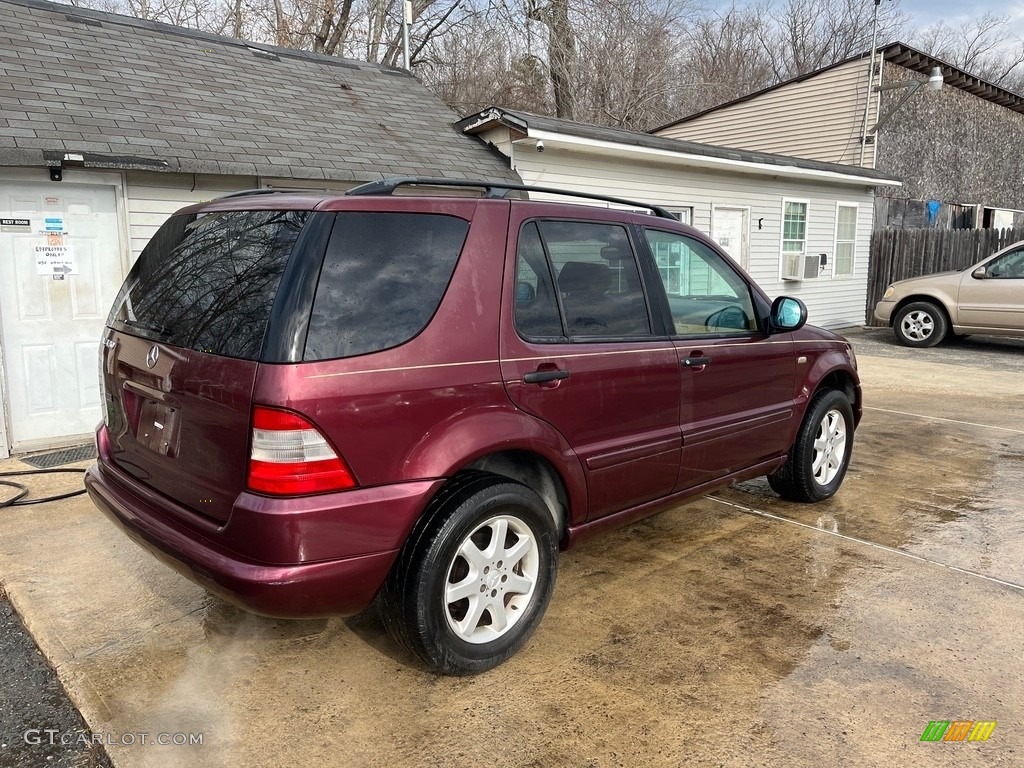 1999 ML 430 4Matic - Ruby Red Metallic / Sand photo #5