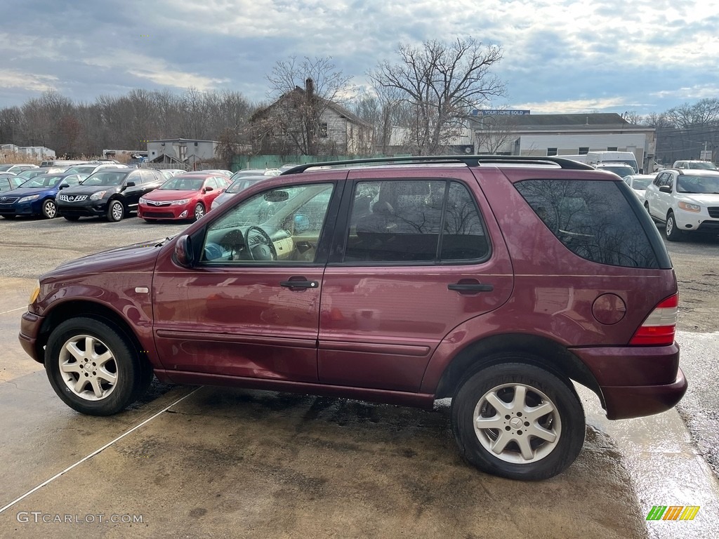 1999 ML 430 4Matic - Ruby Red Metallic / Sand photo #8