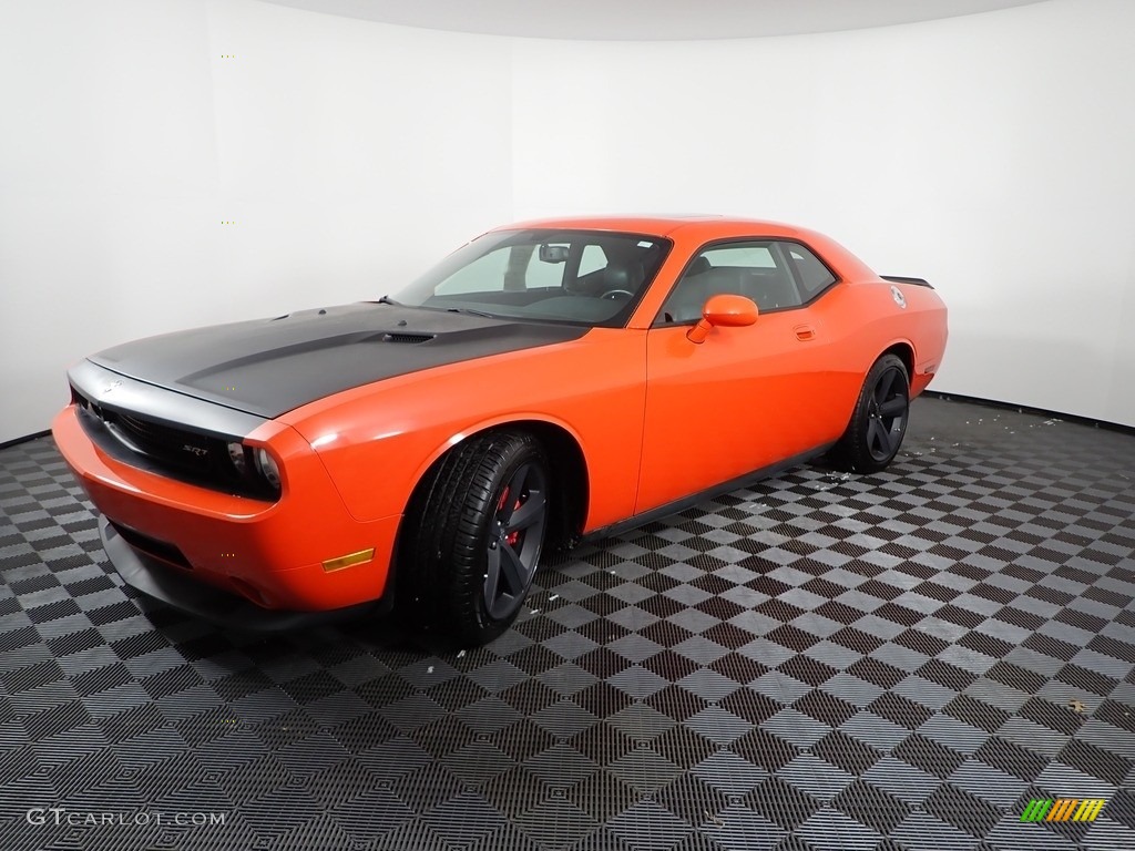 2009 Challenger SRT8 - HEMI Orange / Dark Slate Gray photo #9