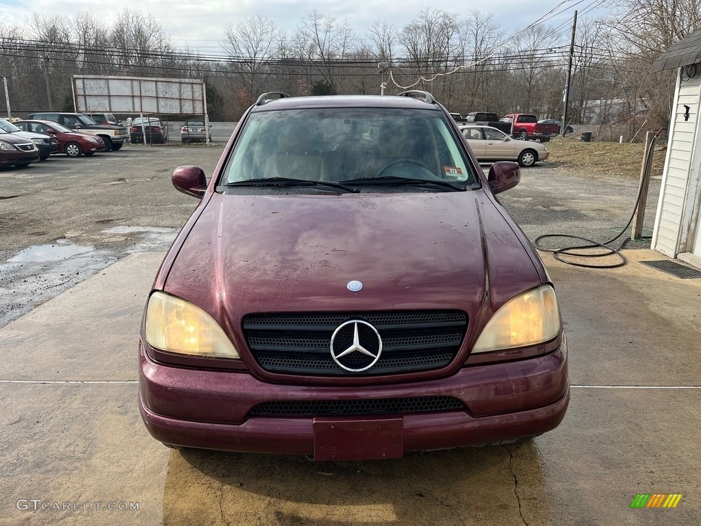 1999 ML 430 4Matic - Ruby Red Metallic / Sand photo #10