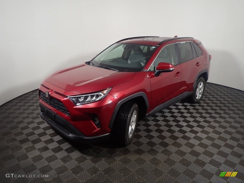 2019 RAV4 XLE - Ruby Flare Pearl / Light Gray photo #11