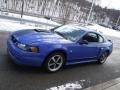 2004 Azure Blue Ford Mustang Mach 1 Coupe  photo #16
