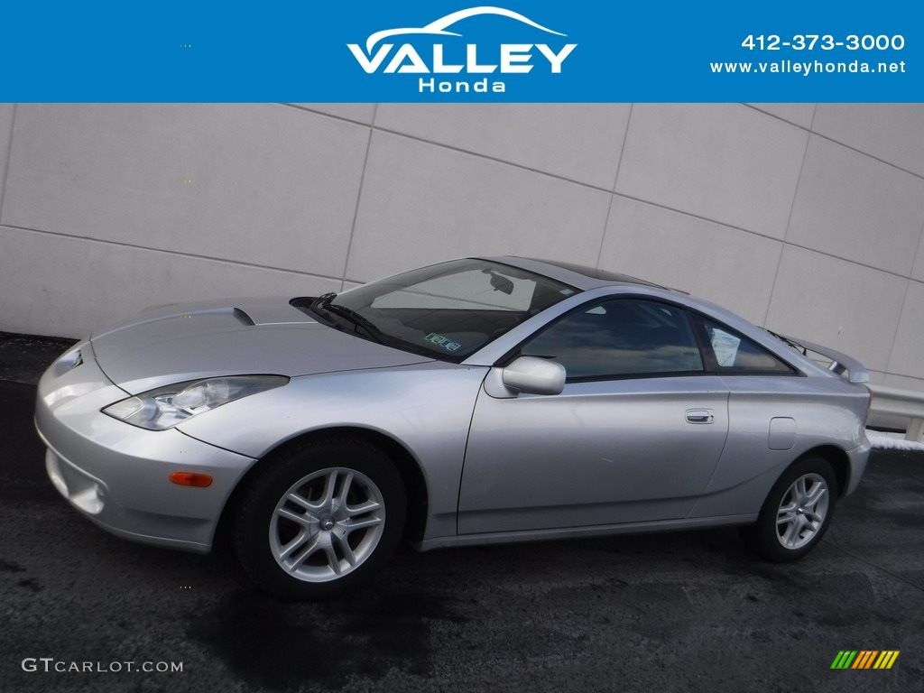 2001 Celica GT - Liquid Silver / Black photo #2