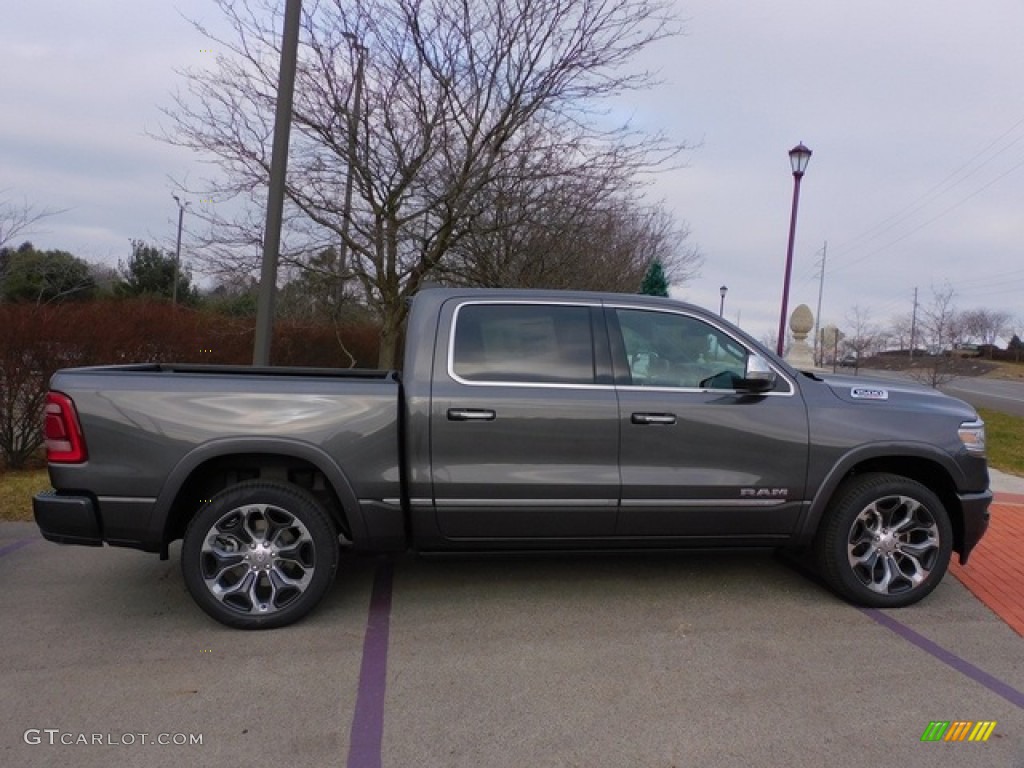 Granite Crystal Metallic 2022 Ram 1500 Limited Crew Cab 4x4 Exterior Photo #143625814