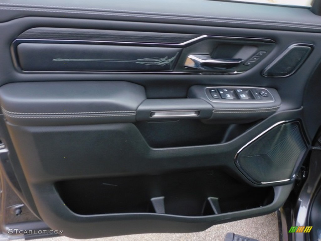 2022 Ram 1500 Limited Crew Cab 4x4 Black Door Panel Photo #143625922